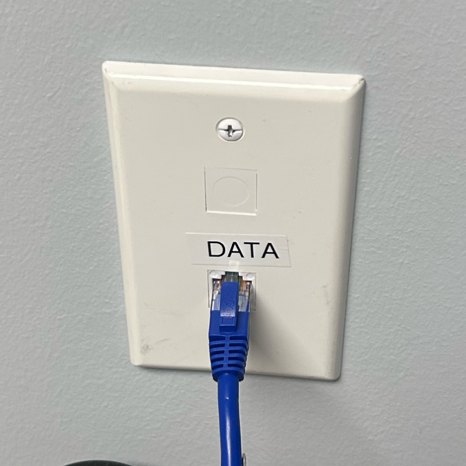 Wall plate data jack Data Jack